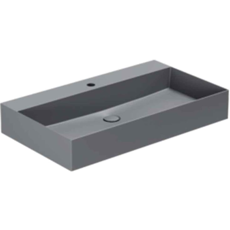 Lavabo Elegance SQ 80 tvättställ, 80x45 cm, matt antracit