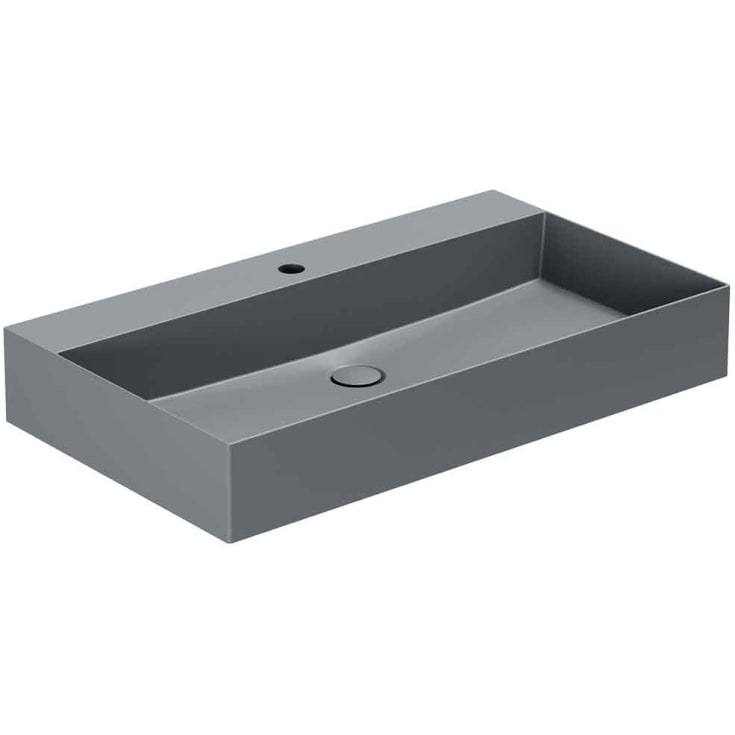 Lavabo Elegance SQ 81 tvättställ, 81x40 cm, matt antracit