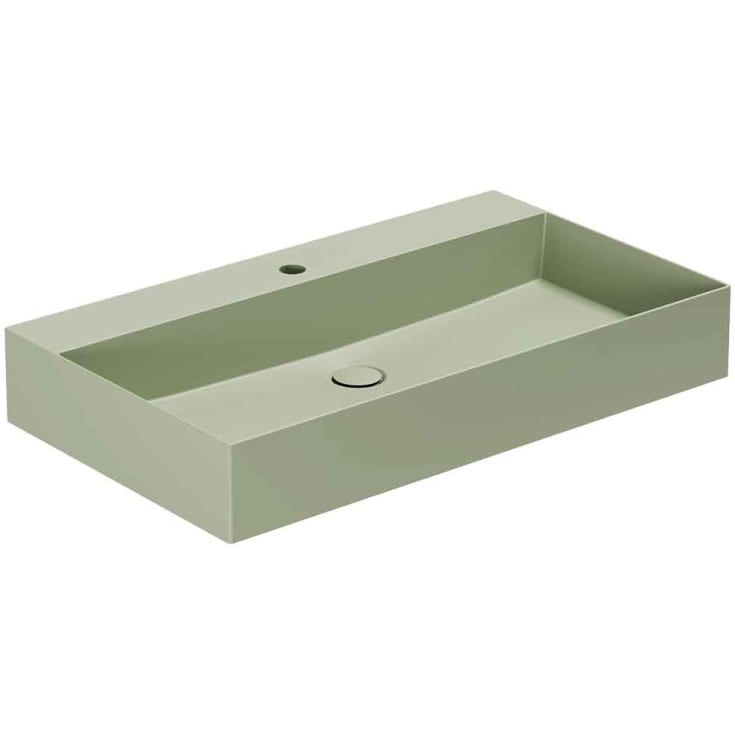 Lavabo Elegance SQ 81 tvättställ, 81x40 cm, matt grön