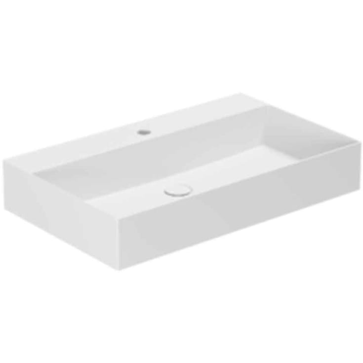 Lavabo Elegance SQ 75 hÄndvask, 75x45 cm, mat hvid