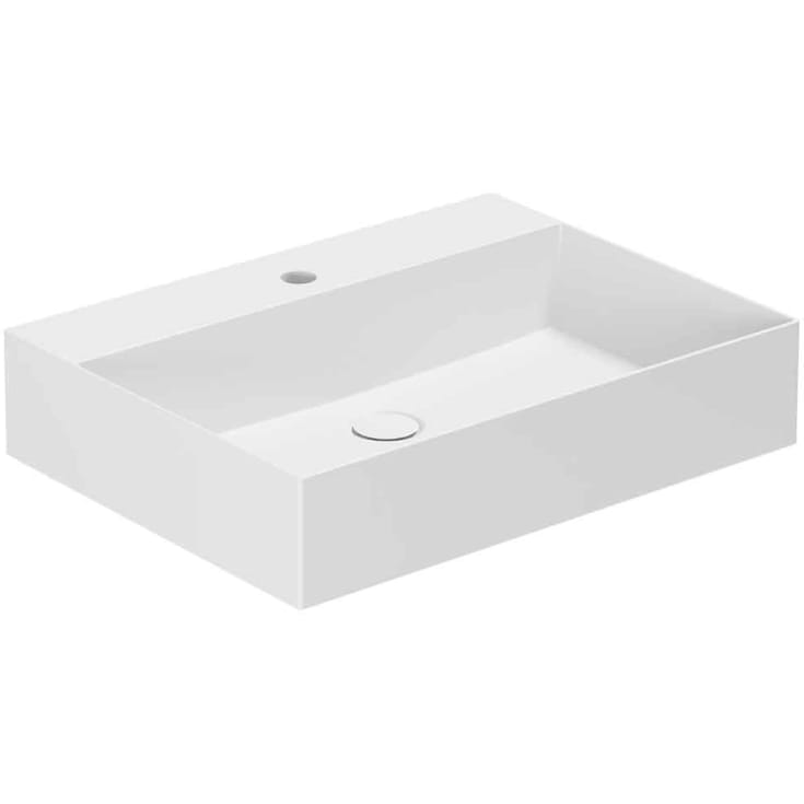 Lavabo Elegance SQ 61 håndvask, 61x40 cm, mat hvid