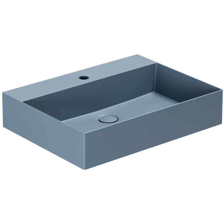 Lavabo Elegance SQ 61 håndvask, 61x40 cm, mat blå
