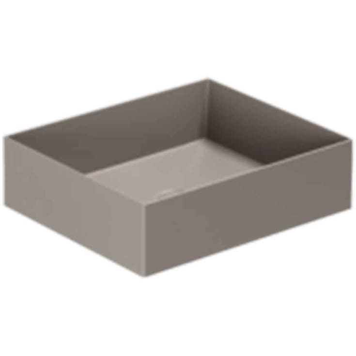 Lavabo Elegance SQ 45 håndvask, 45x38 cm, mat brun