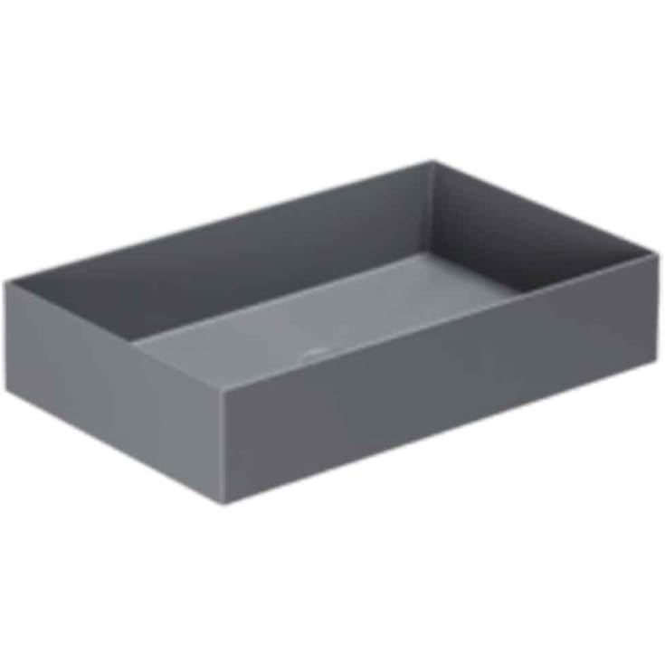 Lavabo Elegance SQ 60 servant, 60x38 cm, matt antrasitt