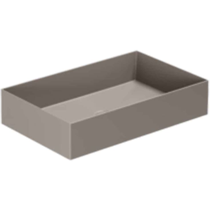 Lavabo Elegance SQ 60 håndvask, 60x38 cm, mat brun