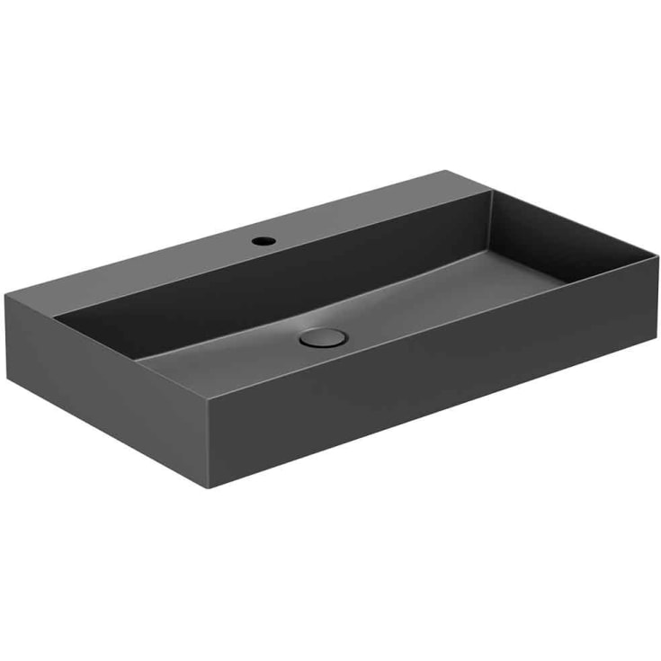 Lavabo Elegance SQ 81 håndvask, 81x40 cm, mat sort