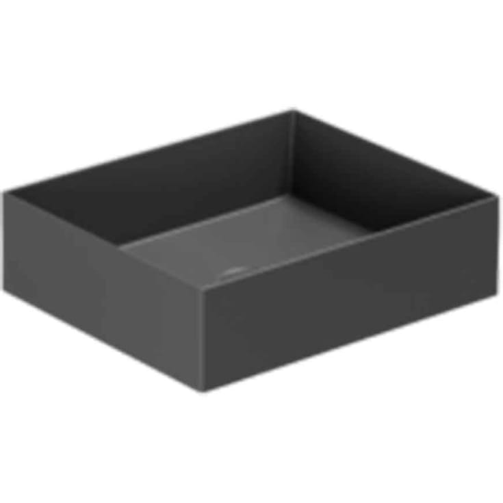 Lavabo Elegance SQ 45 tvättställ, 45x38 cm, matt svart