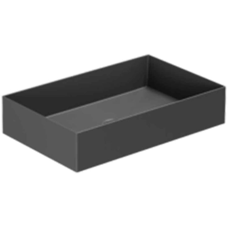 Lavabo Elegance SQ 60 håndvask, 60x38 cm, mat sort