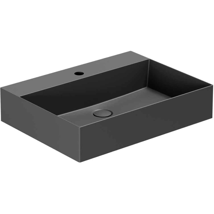 Lavabo Elegance SQ 61 håndvask, 61x40 cm, mat sort