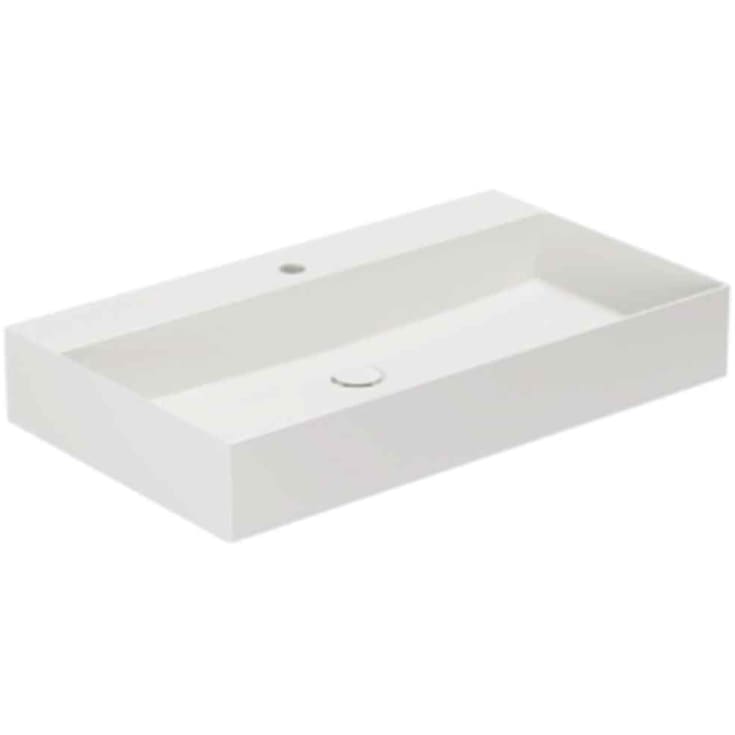 Lavabo Elegance SQ 81 servant, 81x40 cm, hvit