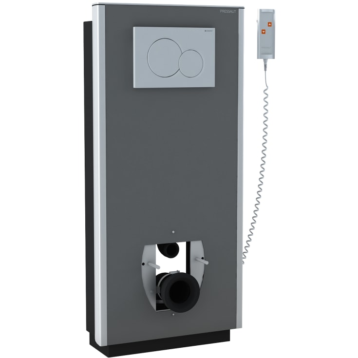 Pressalit Care Select TL1 toalettlupphängning, väggavlopp, elektrisk, vit