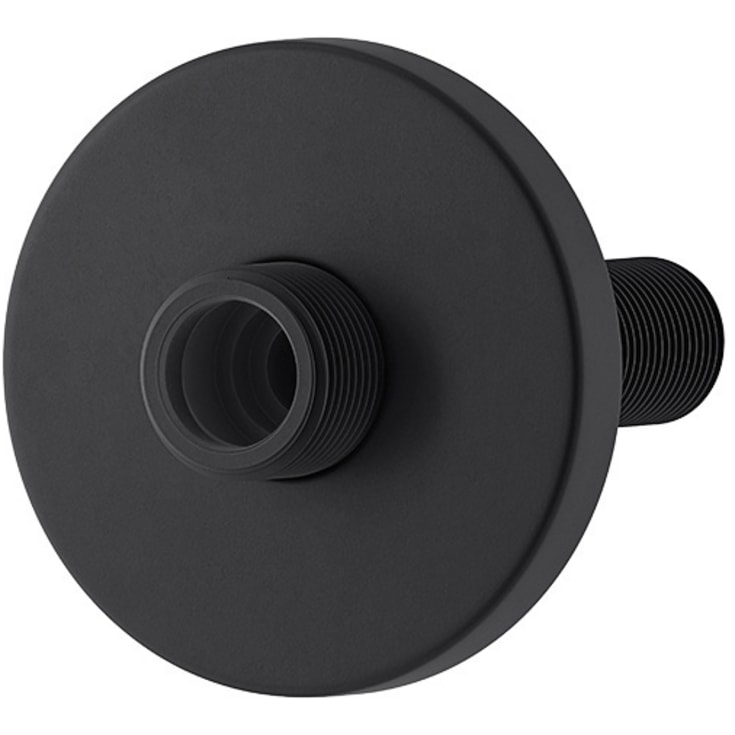 Mora forskruning med roset, 3/4" x 1/2", mat sort