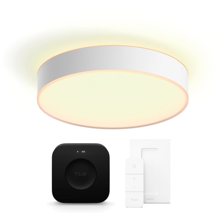 Philips Hue Enrave plafond, vit, Ø38 cm