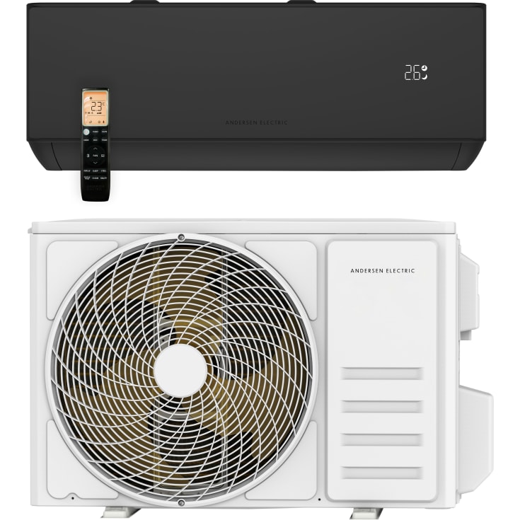 Andersen Electric Mat Pro Black 12 luft til luft varmepumpesæt, 4,9 kW