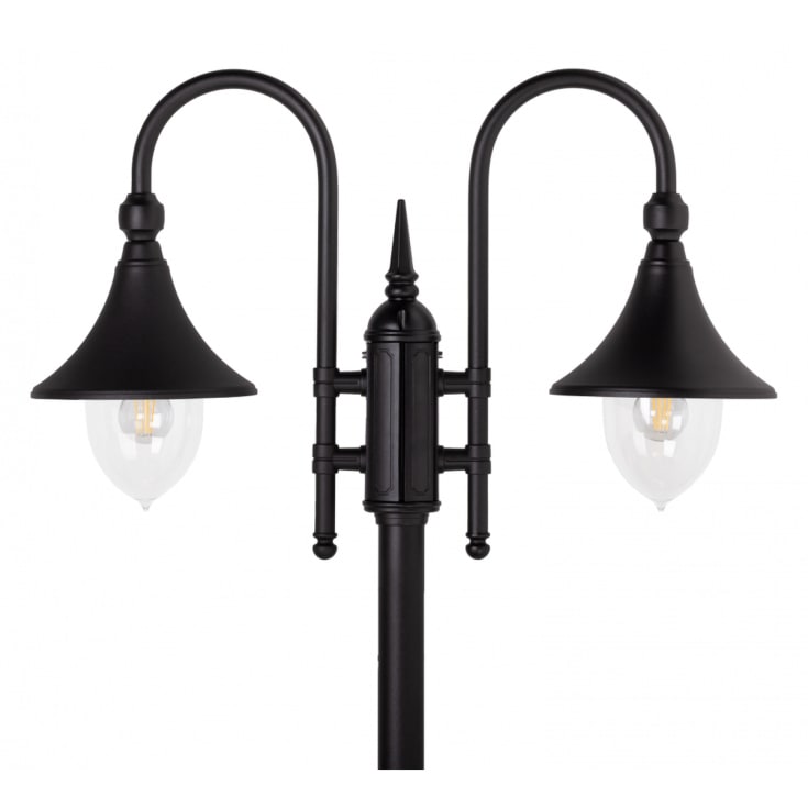 Norlys Florence 830 stolpelampe, LED max 3x9W, E27, IP54, hvit