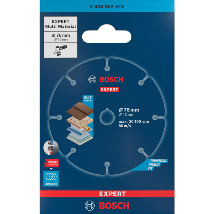 Bosch Expert skjæreskive Multi Wheel HM, Ø76/10 mm