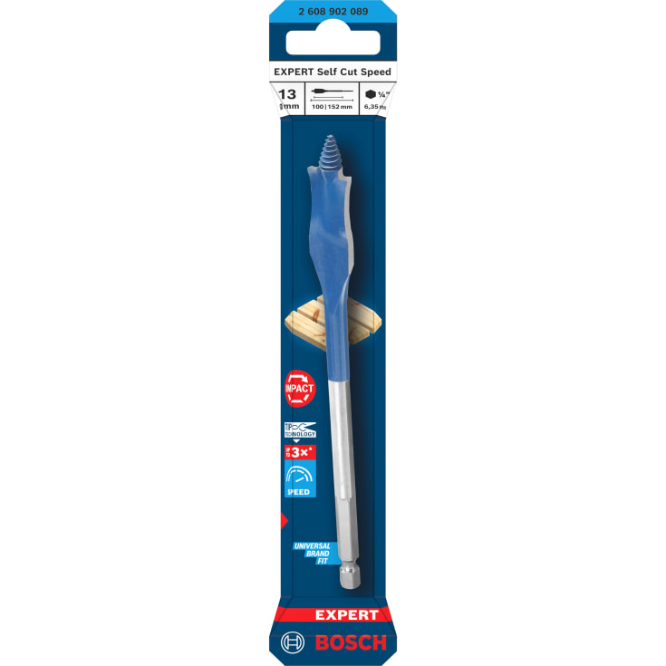 Bosch SelfCut Expert flatbor, 13 x 152 mm