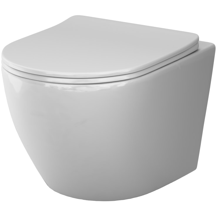 AM.PM Like veikghengt toalett, uten skyllekant, hvit