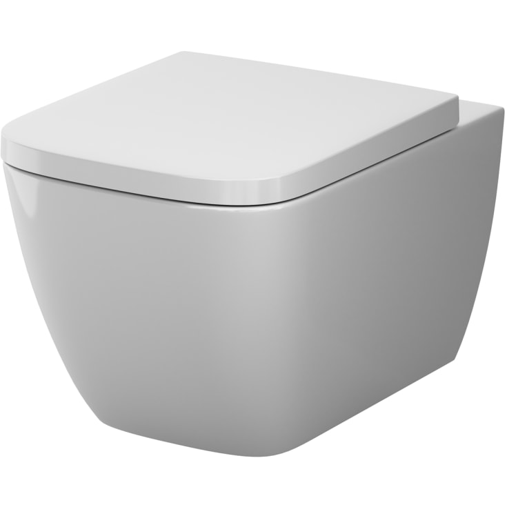 AM.PM Gem veikghengt toalett, uten skyllekant, hvit