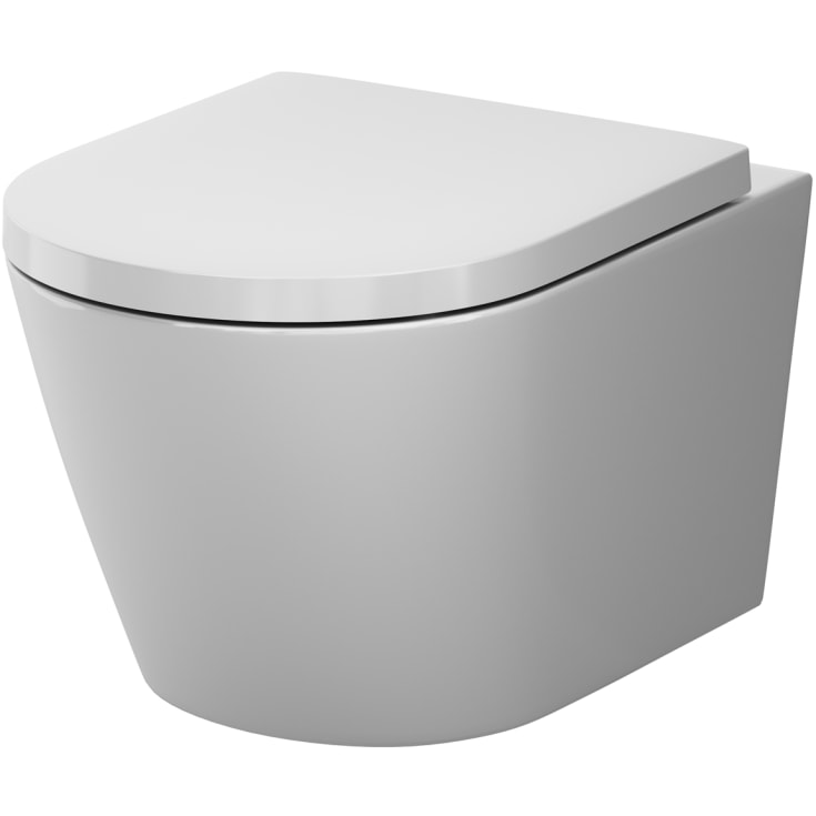 AM.PM Flash S veikghengt toalett, uten skyllekant, hvit