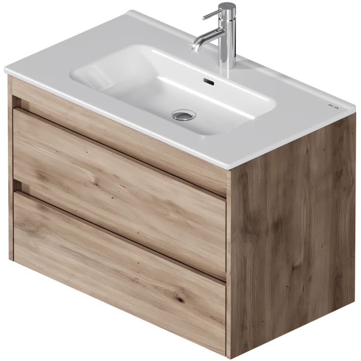 AM.PM Spike møbelpakke, usamlet, 81x46,5 cm, eik