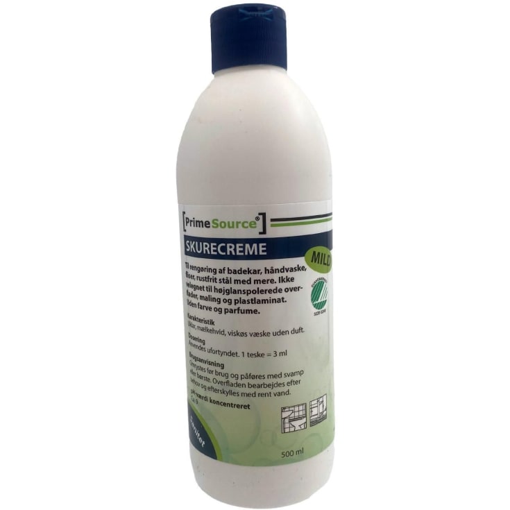 Prime Source skurecreme, mild uden parfume, 500 ml