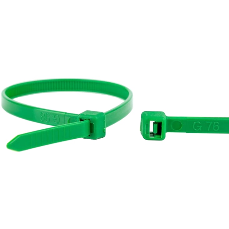 100 st Elpress kabelstrips 4,8 x 300 mm, grønn