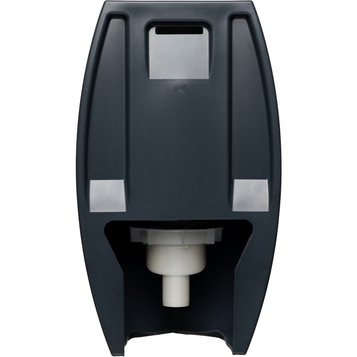 Vannløs ECO vannfri urinal i resirkulert plast m/ vertikal tapp