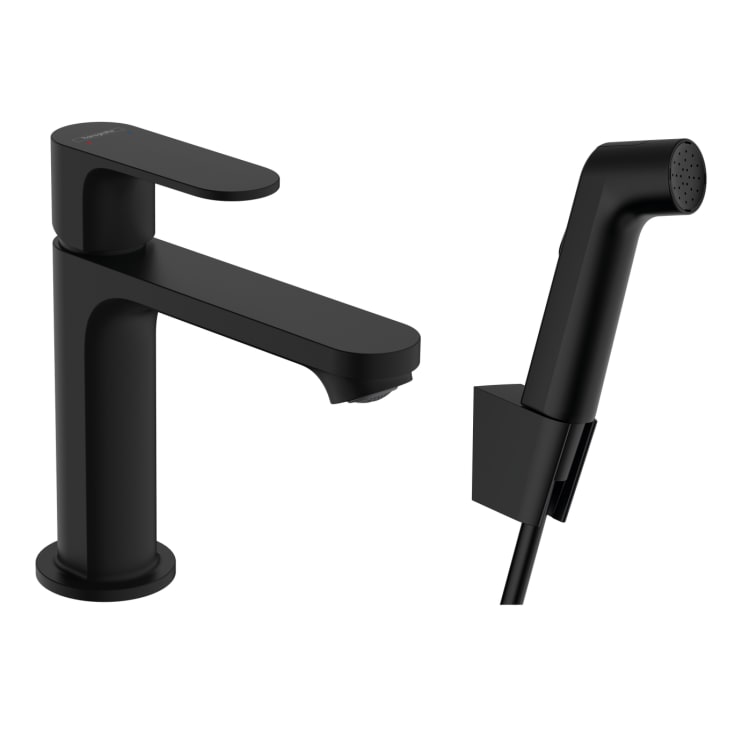 Hansgrohe Rebris S 110 servantbatteri, matt sort