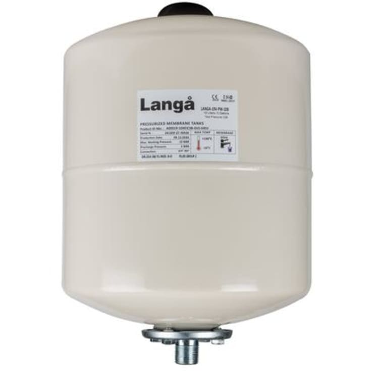 Langå trykekspansionsbeholder, 19L, solvarme