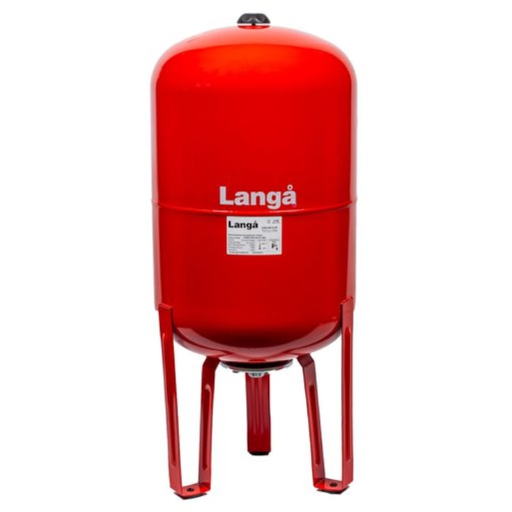 Langå trykekspansionsbeholder 80L, Ø400x916 mm, varme