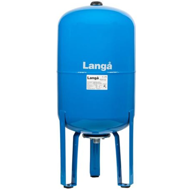 Langå trykekspansionsbeholder, 80L, koldt/varmt brugsvand