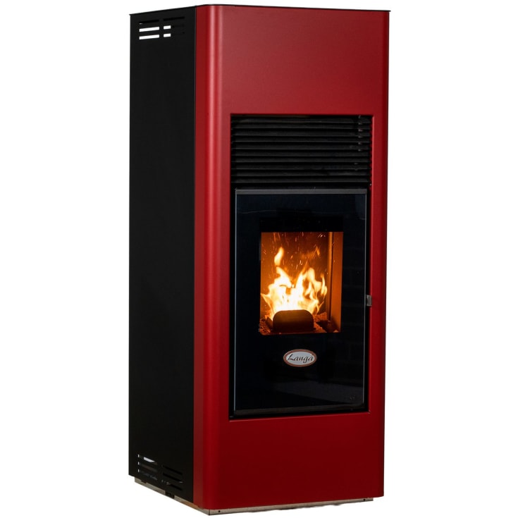 Langå Karina træpilleovn 1100x450x500 mm, 8 kW