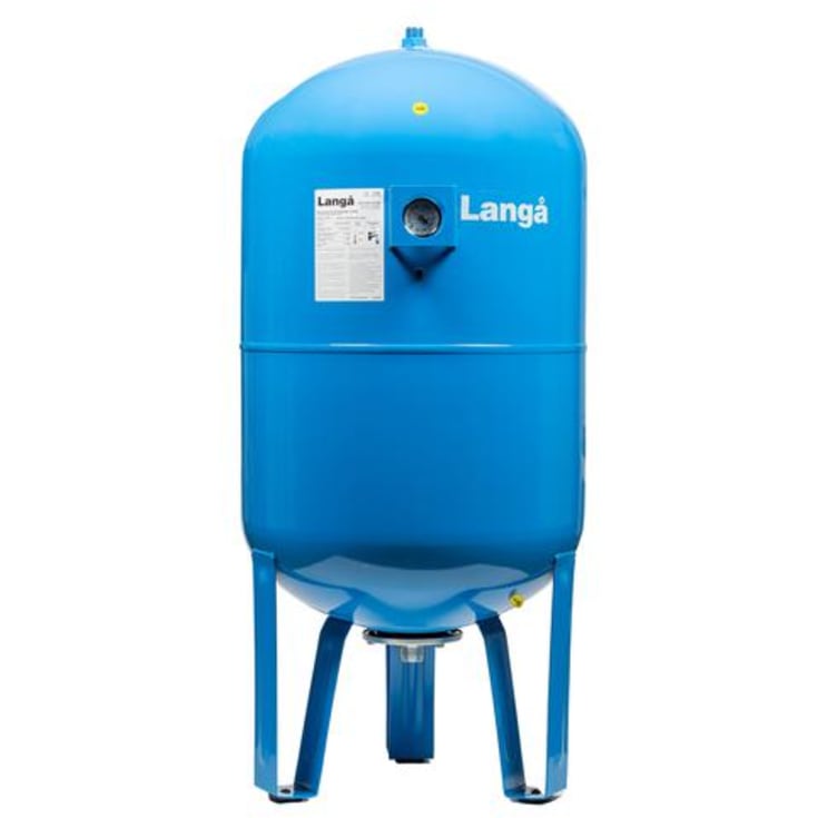 Langå trykekspansionsbeholder, 150L, koldt/varmt brugsvand