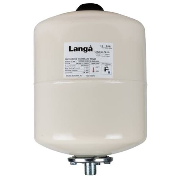 Langå trykekspansionsbeholder, 12L, solvarme