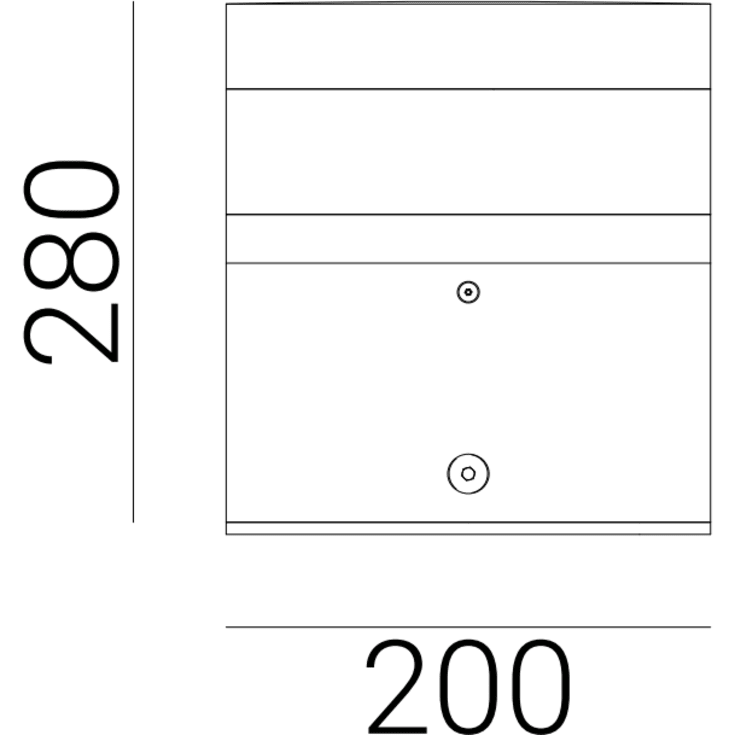 Norlys Stavanger pullert, aluminium