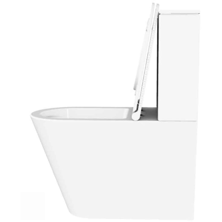 Lavabo Forma toalett, back-to-wall, uten skyllekant, hvit
