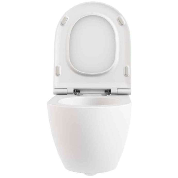 Lavabo Comoda vegghengt toalett, uten skyllekant, hvit