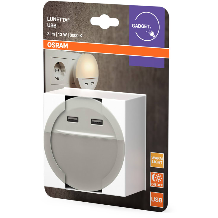 Osram Lunetta natlamp med USB