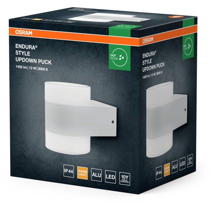 Osram Endura vägglampa utomhus, vit