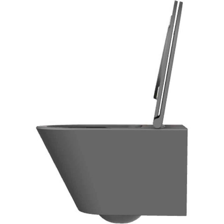 Lavabo Forma vegghengt toalett, uten skyllekant, matt antrasitt