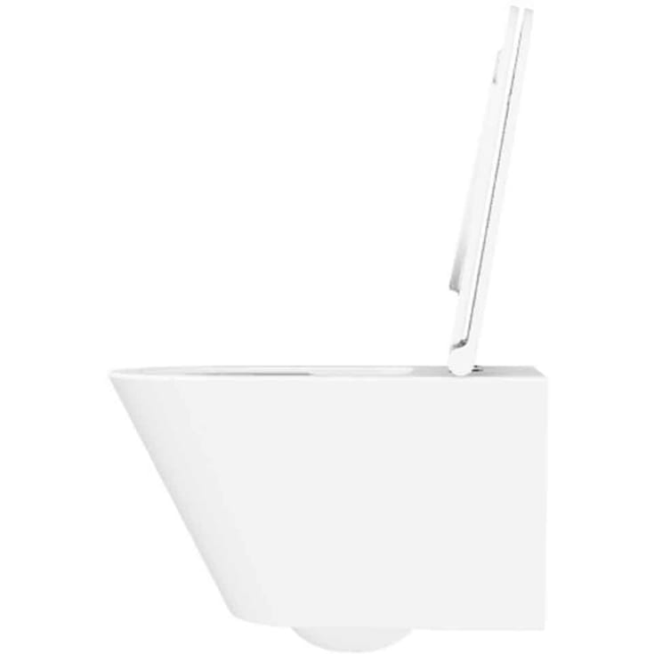 Lavabo Forma væghængt toilet, uden skyllekant, mat hvid