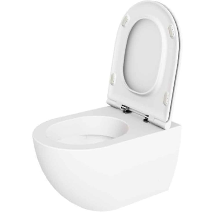 Lavabo Comoda væghængt toilet, uden skyllekant, hvid