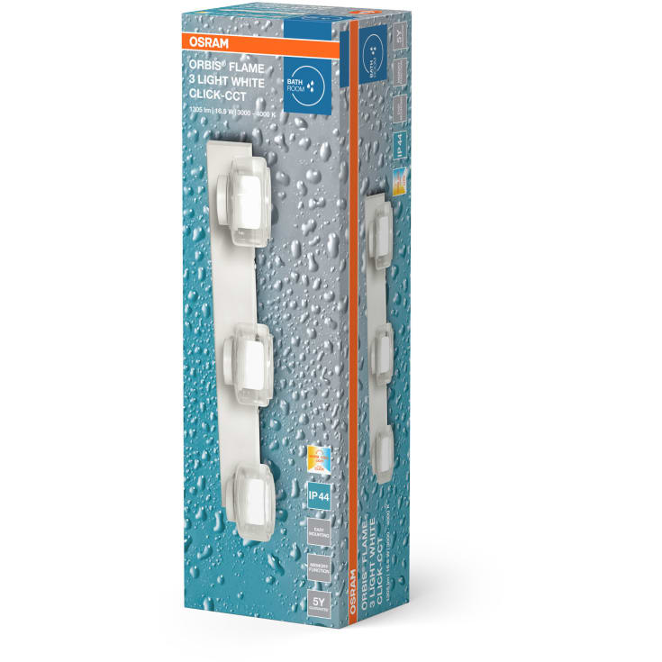 OSRAM ORBIS Flame Click CCT 1305lm 3X5,5W/830+840 100mm IP44 hv