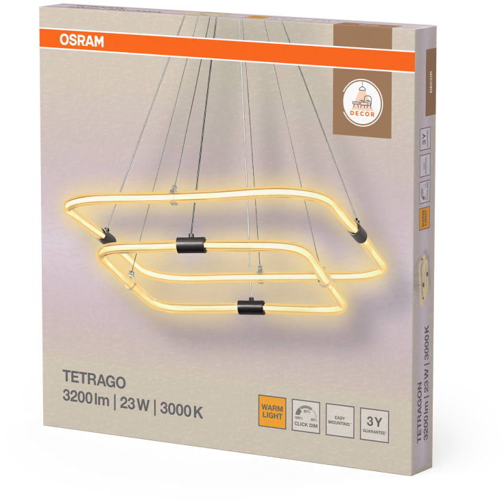 Osram Decor Tetra lysekrone