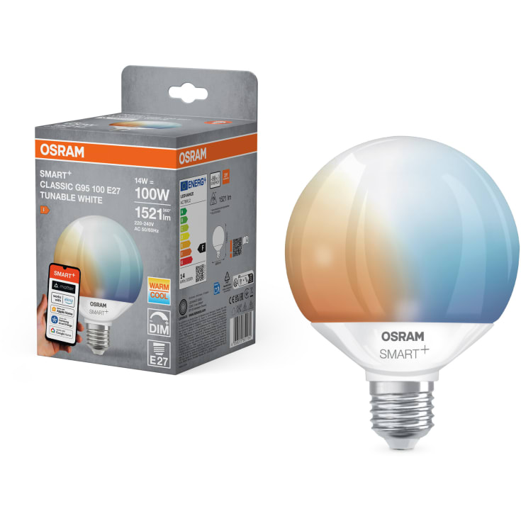 Osram Smart+ Wifi E27 Kronlampa, 2700K, 14W