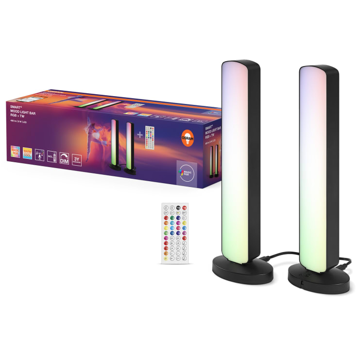 Osram Smart+ Wifi Mood bordslampa, färgskiftande + vit, 2-pack