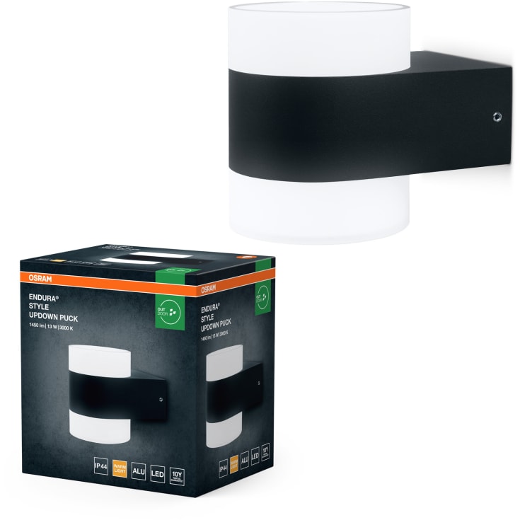 Osram Endura udendørs væglampe, antracit