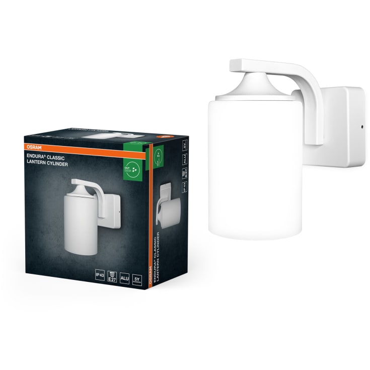 Osram Endura Lantern udendørs væglampe, hvid