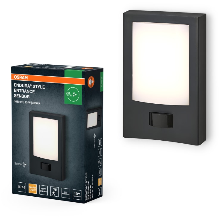 Osram Endura Style Entrance utelys vegg med sensor